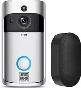 Living Needs Video Deurbel – Draadloos – HD Camera – Nachtzicht – App & Bewegingsmelder