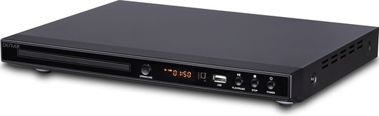 Denver DVD Speler met HDMI - Ondersteund FULL HD - CD Speler - Dolby Digital Decoder - USB / Scart - DVH1245- Zwart