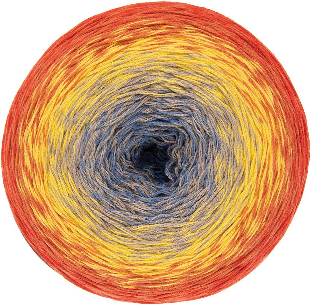 Austermann - Fantasy Colors - Kleurverloopgaren - 100% katoen - 250g, 1000m - kleur: Vuur (02)