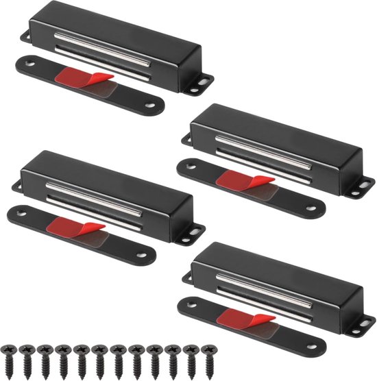 Foto: Botc magneetsnapper 4x stuks deurmagneet druksnapper magneet deursluiter deursluiter