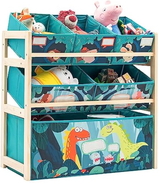 armoire de rangement enfant - 3 étages - Armoire de rangement speelgoed -  armoire de... | bol.com