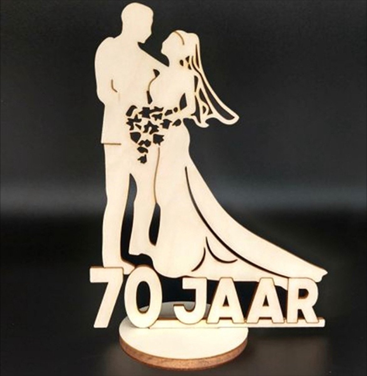 voetstuk-70-jaar-samen-huwelijk-mijlpaal-bol