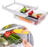 Koelkast Opbergdoos, organizer voor koelkast, keuken, uitbreidbaar, transparante opbergdoos voor koelkastladen, voor keuken, kasten