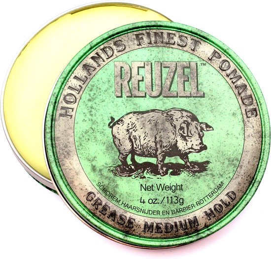 Reuzel Green Grease Medium Hold Haarwax – 113 gram