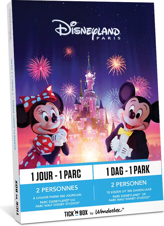 Wonderbox cadeaubon - Disneyland® Paris (1 jour / 1 parc) | bol