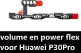 Togadget® - geschikt voor Huawei P30 Pro power en volume Flex Kabel - aan uit knop - volume up volume down
