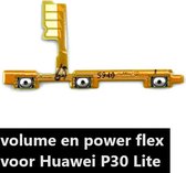 Togadget ® - adapté au câble Flex d'alimentation et de volume Huawei P30 Lite - bouton marche/arrêt - augmentation du volume et réduction du volume