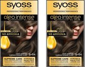 SYOSS Oleo Intense - 5-54 Brun Cendré Clair - 2 Pièces