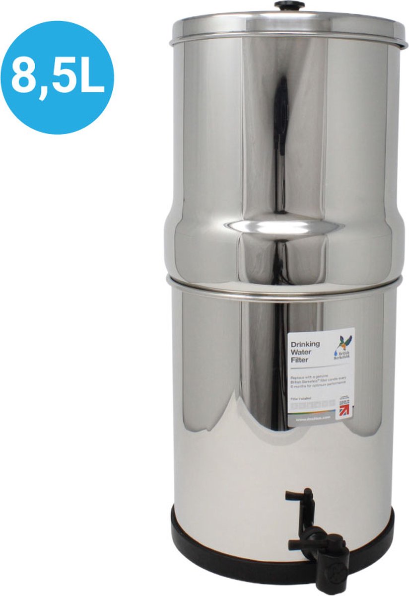 British Berkefeld RVS waterfilter - 8,5 liter