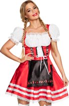 Boland robe costume dirndl Helena femme rouge taille M