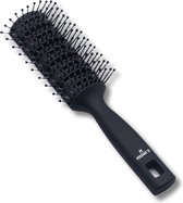 MOONIE'S® Föhn Haarborstel - Anti-Klit Haarborstel - Haarkam - Zwart - 1 Stuk