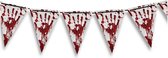 Halloween Bloody Hand Decoratie Slinger - Bloederige Hand - Horror - Binnen & Buiten Versiering - 5meter - 10 Vlaggen