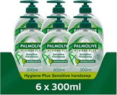 Palmolive Handzeep pomp Hygiene Plus Sensitive 6 x 300 ml
