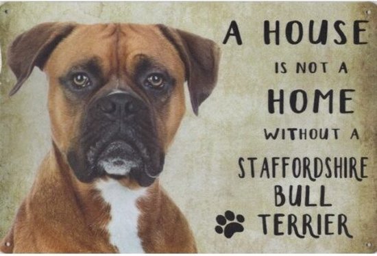 Une maison n'est pas une maison avec un chien, citation murale en