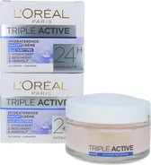 L'Oréal Triple Active 24H Nachtcrème - 50 ml (2 stuks)