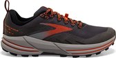 Brooks Cascadia 16 GTX Mannen - Sportschoenen - Trail - zwart grijs rood - maat: 40.5
