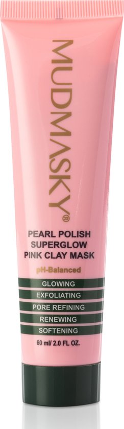 MUDMASKY® - Pearl Polish Super Glow Pink Australian Clay Mask