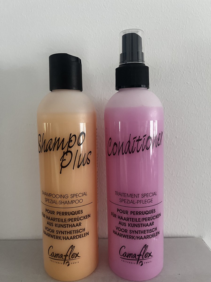 Camaflex - Shampoo en conditionerspray - Synthetisch haar - pruik -Haarwerk - Shampoo - Conditionerspray - Verzorging