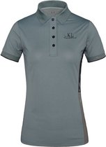 Kingsland KLTaylin Dames Pec Pique Poloshirt - maat S - blue stormy weather