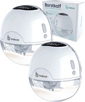 Baboa® - Dubbele Draadloze Elektrische Borstkolf - Borstvoeding - BPA Vrij - Extra Borstschildverkleiners - Draagbaar Kolfapparaat - Extra Moedermelk Bewaarzakjes