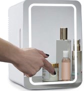 Mini Koelkast – Mini Make-Up Koelkast Draagbaar 6L – Minibarmodel – Met Led Spiegel - Hoge Kwaliteit – Must Have