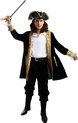 FUNIDELIA Piraten Kostuum - Deluxe - Zeerover Kostuum - Maat M - Zwart