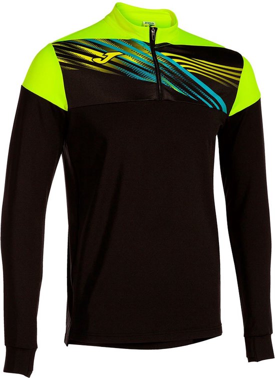 Joma Elite X Halve Rits Sweatshirt Geel,Zwart M Man