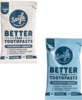 Smyle Duo verpakking - Fluoride en Non Fluoride – 130 tandpasta tabs