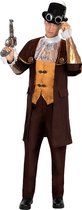 Funidelia | Stijlvol Steampunkkostuum Voor voor mannen  Origineel & Grappig, Western, Films & Series - Kostuum voor Volwassenen Accessoire verkleedkleding en rekwisieten voor Halloween, carnaval & feesten - Maat XXL - Bruin