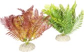 Aqua Della - Aquariumdecoratie - Vissen - Plant Bolbitis M - Height 17,5cm Gemengde Kleuren - 1st
