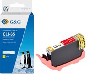 G&G Huismerk CLI-65Y inktcartridge Alternatief voor Canon CLI-65 geel