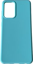 Siliconen back cover case - Geschikt voor Samsung Galaxy A52 / A52 5G / A52s 5G - TPU hoesje Turquoise