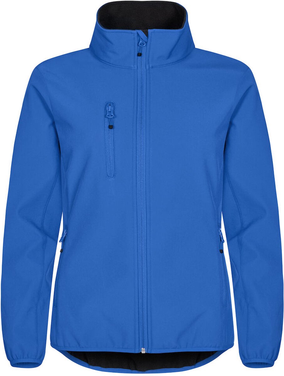 Clique Basic Softshell Jas Dames Kobalt maat S
