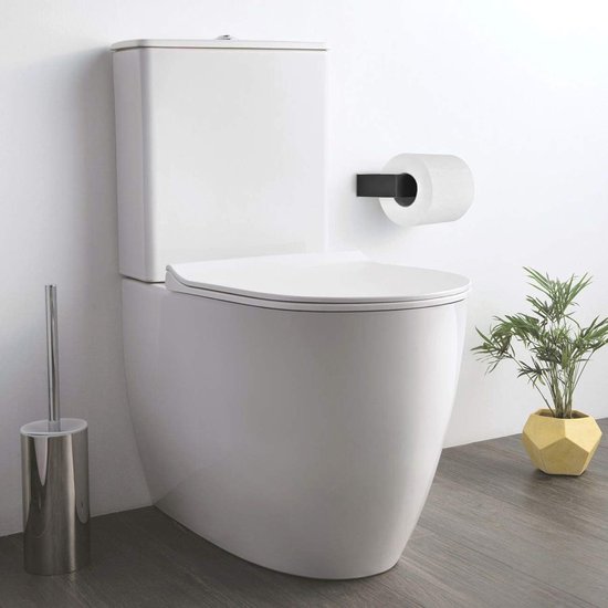 Inbouw Toilet Reserve Rolhouder met 1 Houder RVS Wit