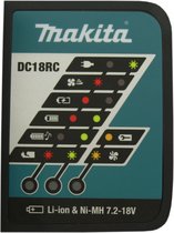 MAKITA DC18RC 14,4-18V Lithium-Ion acculader DC18RA 240 V (nieuwe CODE is DC18RC)
