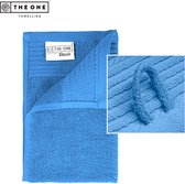 The One Towelling Classic Gastendoek - 30 x 50 cm - Kleine handdoek - Hoge vochtopname - 100% Gekamd katoen -Azure Aqua