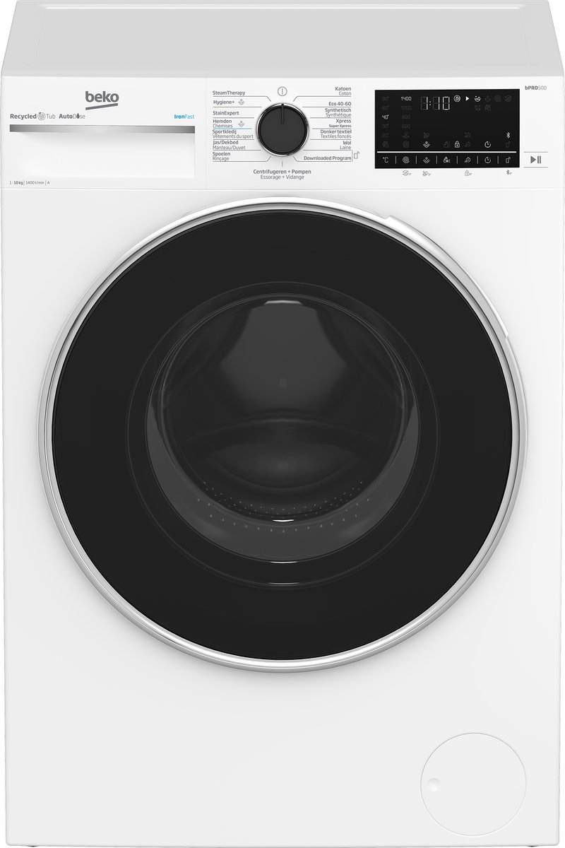 Beko B5WT5104106W - Autodose - Wasmachine