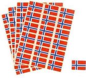 Vlag, afm 15x22 mm, Noorwegen, 72stuks