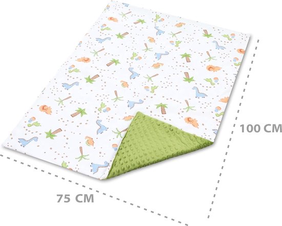 Couverture de poussette Bébé Winter avec Minky 75x100 cm - Couverture pour  enfants