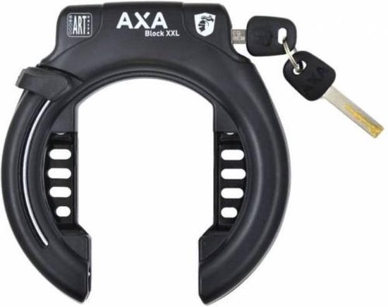 AXA Block XXL - Ringslot voor fietsen met brede banden - ART 2 sterren keurmerk - Frameslot met flexmount bevestiging set - Met plug-in mogelijkheid- Zwart van AXA — afbeelding 3
