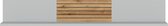 VERO P01 Hangplank, wandplank lengte 160 cm, decoratieve plank voor souvenirs, voor in de woonkamer of kamer. Grijs / eiken