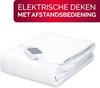 alpina Elektrische Deken - Warmtedeken 1 Persoons - Onderdeken - 3 Standen - Wasbaar - 80 x 150cm - Wit
