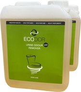 Ecodor UF2000 - Urinegeur verwijderaar Mens - 2x 2500ml Navulling - Vegan - Ecologisch - Ongeparfumeerd