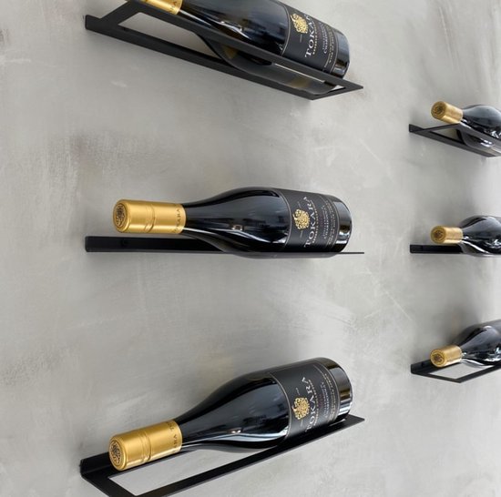 Ouvre-Bouteille de vin mural en métal noir