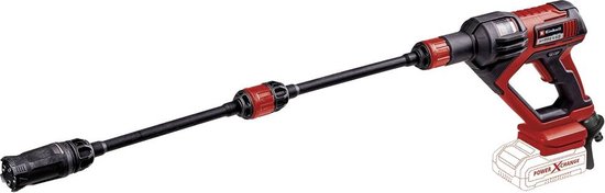 Einhell Accu Hogedrukreiniger HYPRESSO 18/24 Li Solo – Power X-Change – 18 V/Li-ion – Max. 24 bar – 240 l/u – Incl. lans, diverse sproeiers en schuimsproeier – Excl. accu en lader