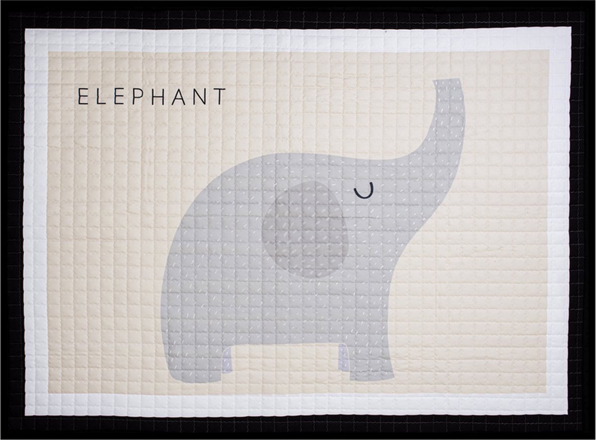 DW4Trading Baby & Kinder Speelkleed XL Elephant + Draagtas - Olifant - 150x200cm - Geschikt Voor 0-5 Jaar