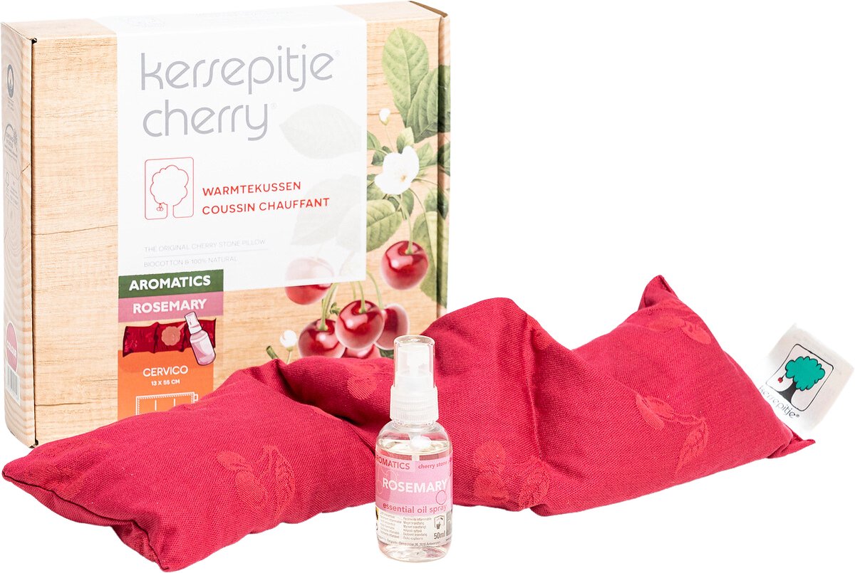 Cherry Cervico Aromatics Romarin - Coussin Chauffant – Coussin aux Noyaux  de Cerises –... | bol