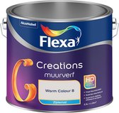 Flexa Creations - Muurverf Zijdemat - Warm Colour 8 - 2.5L