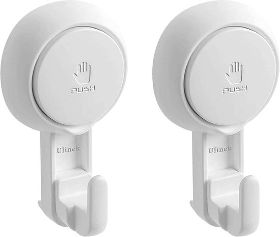 YANGWEN 10 stuks zuignaphaken, afneembaar, transparant, zuignap, wandhaken voor badkamer, keuken, douche, handdoek, wandhaak, accessoires (45 mm