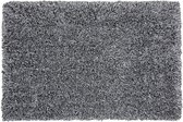 CIDE - Shaggy vloerkleed - Zwart/Wit - 140 x 200 cm - Polyester